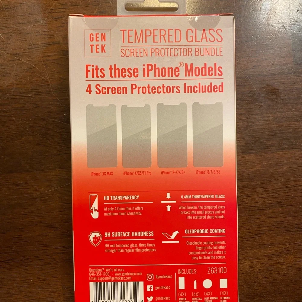 Gen Tek Screen protectors for iPhone